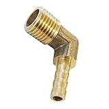 Dovewill コネクタ　カプラー　真鍮ホース口　雄エルボー　90度　ホース　ガス継手　水道　ツール　１１サイズ選べ - 10mm　3/8