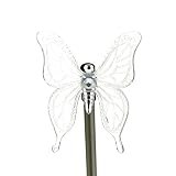 ソーラーライト　ガーデンライト　蝶型　トンボ型　グラデーションカラー ５点セット (蝶型)