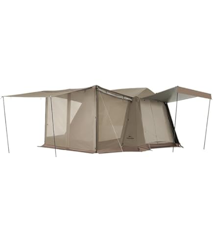 Amazon.co.jp: Naturehike village 6.0-進級版 ロッジテント 15㎡+大