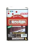 アサヒペン 油性焼き杉用塗料 かっ色 1L 【まとめ買い3セット】