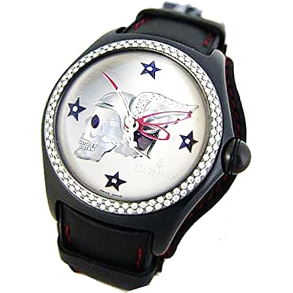 Amazon.co.jp: [コルム]CORUM バブル バット 黒ダイヤ 自動巻き 腕時計