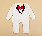 (プチプライム) Petit Prime ロンパース ベビー服 赤ちゃん カバーオール タキシード スーツ パンツ リボン 可愛い お洒落 結婚式 二次会 記念撮影 プレゼント 出産祝い ブラック ホ