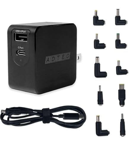 Amazon.co.jp: アドテック PD充電器 65W 2ポート【ノートパソコン充電