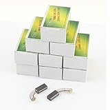 uxcell モーターカーボンブラシ カーボンブラシ 36mm長 16x 8x 5mm 10ペア