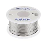 ノーブランド品 　100g　63/37 錫/鉛　ロジン　コア　はんだ　ワイヤー0.8mm　はんだ付けロール　電解はんだ