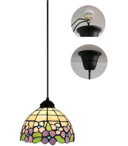 レトロ調 ペンダントライト【LED電球付属】 ティファニー ランプ フラワー レトロ調 ペンダントライト【LED電球付属】 ティファニー ランプ フラワー
