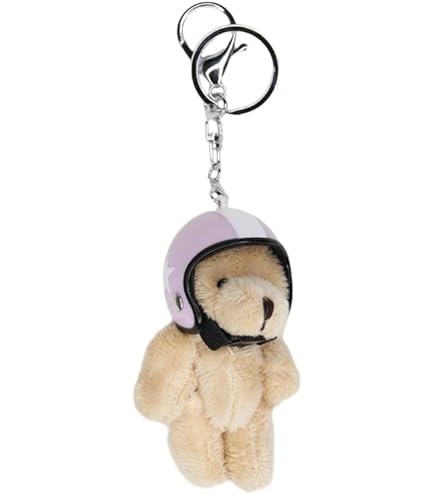 Amazon.co.jp: ZISOUM ヘルメット付きぬいぐるみクマのキー