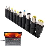 DC 電源アダプター コネクタ | 多機能ノートPCアダプター DCアダプター 8個セット 10 in 1 DCからマルチ仕様多機能ラップトップ電源アダプター,学校、家庭、オフィス、旅行用のポータブル接続アクセサリ