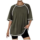 レディースブラウス ビッグシルエットスウェット お出かけ 病院 着回し 日常 フィットネス 美シルエット 重ね着に便利 伸縮性 ルーズ カジ