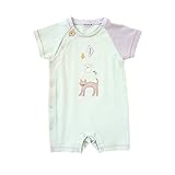 Hoppetta アップリケショートオール ミント 70cm 59073