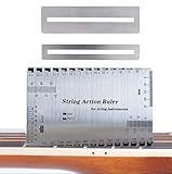 YFFSFDC ギター 弦 ベース 弦楽器 弦高 測定ツール ルーラー フレット磨きプレート 指板保護 指板 研削 修復ツール 調整 メンテナンス用品 3本セット