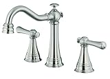 Danze D304126BN Cape Anne Two Handle Widespread Lavatory Faucet, Brushed Nickel [並行輸入品]