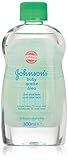 Johnson & Johnson Aloe Vera Baby Oil 300ml by Johnson's [並行輸入品]