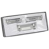 Silver plated Birth Certificate Holder and Stand Christening Gift by Shudehill