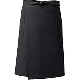 アイトス スリットエプロン 010/ブラック AZ-861243