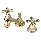 Elements of Design ES5562AX Royale 2-Handle 8 to 16 Widespread Lavatory Faucet with Brass Pop-up, 4-