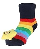 EOZY ベビー ソックス 靴下 赤ちゃん カートゥーン 飾り 滑り止め 3足セット 可愛い 乳児ソックス 男女兼用 1～3歳 快適 履き心地よい 出産祝い 誕生日 プレゼント 星