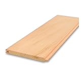 レッドシダー 米杉 無垢羽目板 パネリング 本実V溝 無節 無塗装 8x89x1830mm 6枚入 壁材 天井 腰壁 外壁 軒天