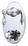 Danze D560140T Fairmont Two Handle 1/2-Inch Thermostatic Shower Trim Kit, Chrome (Valve Not Included
