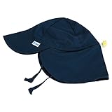 アイプレイ Iplay 帽子 Lサイズ サンウェア フラップ付 紫外線防止 UVカット キャップ? 737101 ネイビー Sun Wear Flap Sun Protection Hat for h