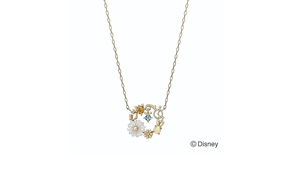 Amazon テイクアップ ピュア Take Up Pure ディズニーコレクションジュエリー ふしぎの国のアリス ネックレス Entrance イエローゴールド Yg ネックレス 通販