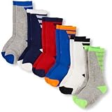 THE CHILDREN'S PLACE(ザ・チルドレンズプレイス) アンクルストライプクルーソックス6パック 小物くつ下・タイツ 12～24ヶ月【並行輸入】