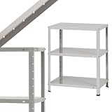 DK-2640 幅60×奥行40×高さ75cm 3段 ホワイトグレー 40㎏/段