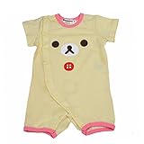 リラックマ ロンパース 変身なりきり 綿素材半袖 ロンパース rkm-05 70cm コリラックマ