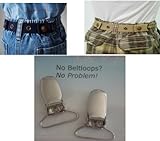 Dapper Snappers with Clips (Navy & Beige) by Dapper Snappers