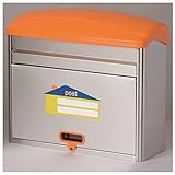 メイワ　カラフルポスト　MTS-770　【郵便ポスト】 オレンジ