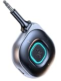 Bluetoothトランスミッター Yaizk Bluetooth 5.3 トランスミッター & レシーバー Bluetooth受信/送信に対応 ハンズフリー通話対応 ぶるーつーす送信機＆受信機 車載スピーカーなど使用/TV/ホームステレオ 3.5mmイヤホンジャック搭載 小型 充電しながら使用可 日本語取扱説明書付き