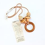 Mommy Ring Teether Necklace - Caramel [並行輸入品]