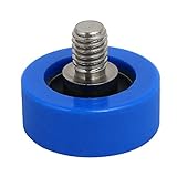 uxcell ベアリングプーリー Fタイプアイドラー 交換 ブルー M6 x 8mmネジ 5mm x 22mm x 9mm