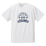 [apricot] PTA バスケットボール Tシャツ ウェア 練習着に！ BA501 L 01 ホワイト×ブルー