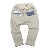 RAG MART リブニット切替ベビーモンパン ベージュ(BE) 80