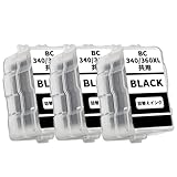 Canon用 キャノン用 BC-340XL BC-341XL BC-360XL BC-361XL 共通用詰め替えインク補充インクブラック*3本対応機種:PIXUS TS5130S TS5130 MG4230 MG4130 MG3630 MG3530 MG3230 MG3130 MG2130 MX523 MX513 TS5430 TS5330【互換インク/大容量/個包装/説明書付き】