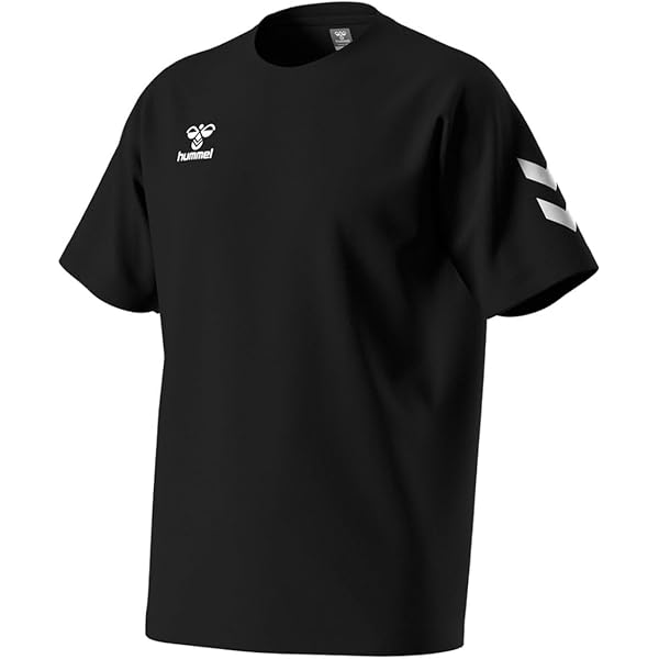 Amazon.co.jp: Hummel Men's Short Sleeve Shirt, Logo Design