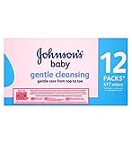 Johnson'S?Baby優しいクレンジング12パック672ワイプ (Johnson's) (x2) - Johnson's?Baby Gentle Cleansing 12 Packs 672 W