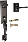 Baldwin DCFAIXTAPRRSR481 Reserve Double Cylinder Handleset Fairbanks x Taper with Rustic Square Rose