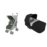 【セット買い】 Maclaren Strollers Techno XLR シルバー/ハイランドグリーン + キャリーコット