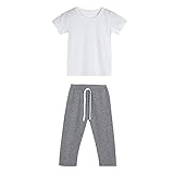 Tovadoo 子供服 ベビー服 男の子 トップス+ズボン 秋冬 無地 パジャマ 部屋着