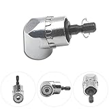 AngelaKerry 1/4" 6.35mm ドライバー 角度 調整 アタッチメント 六角 電動 工具 対応 取り付け 拡張 角度 105度 [並行輸入品]