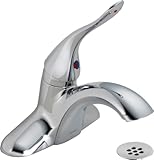 デルタ516lf-hgmhdfシングルハンドルセンターセット洗面所蛇口（低リード準拠）、 516LF-HGMHDF 1