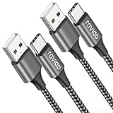 RAVIAD USB Type C ケーブル【2m/2本セット】タイプ C ケーブル 3A 急速充電 高速データ転送 高耐久ナイロン編み USB-A to USB-C ケーブル Redmi 9T、Xperia XZ3 XZ2 XZs、Galaxy S21 S10+ S9 S8、Note 10 9、Oppo renoその他Android USB-C機器対応 - ゴールド