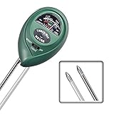 KKmall® 3-in-1 Soil Moisture Sensor Meter, PH acidity Tester and Light Meter, Plant Tester, Helpful 