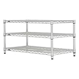 ドウシシャ メタルラック本体 クロームメッキ 幅76×奥行46×高さ88.8cm (棚板耐荷重100kg) 4段 +突っ張り SR76450000050DDWW-3