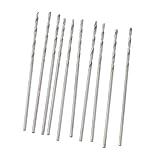 B Baosity ツイスト　ドリルビット　高速度鋼　ドリル刃　ストレートシャンク　耐摩耗性　耐久性　10個入り - 0.6mm