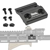 良品武品 Daniel Defense タイプ M-LOK オフセット ライトマウント M300 M600 MODLITE 対応 ハンドガード 用 ウェポンライト マウント レプリカ BK ブラック