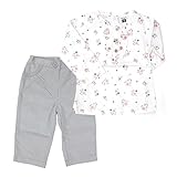 カーターズ Carter's 清楚な小花柄綿ブラウス＆ベージュパンツ２点セット 3M [Baby Product]