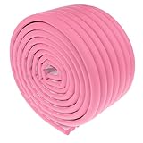 Lovoski 2m　ベビー　安全保護　テーブル　エッジ　コーナークッション　ガード　プロテクター　ストリップ　全10色 - ローズレッド